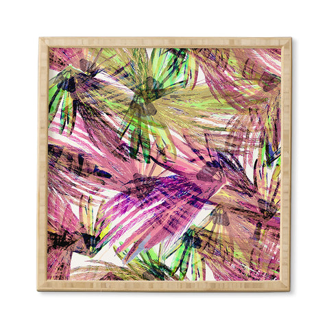 Bel Lefosse Design Feather Pattern Framed Wall Art